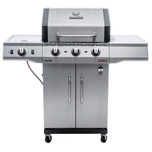 char broil gas grill Performance Pro 3-Burner+ Side Cabinet Style Gas Grill, Stainless Steel TRU‑Infrared