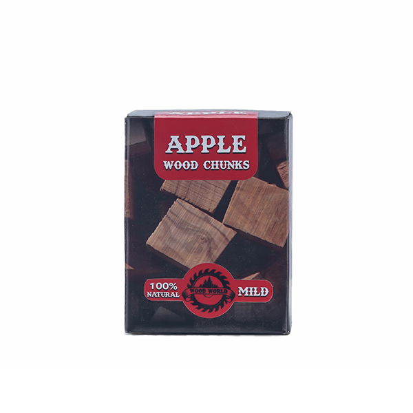 قطع خشب التفاح للشواء والتدخين
