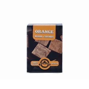 Orange Wood Chunks BBQ Wood World