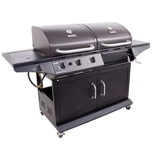 Dual fuel gas and charcoal grill combos BBQ House