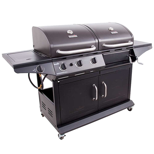 Combination gas and charcoal grill hotsell