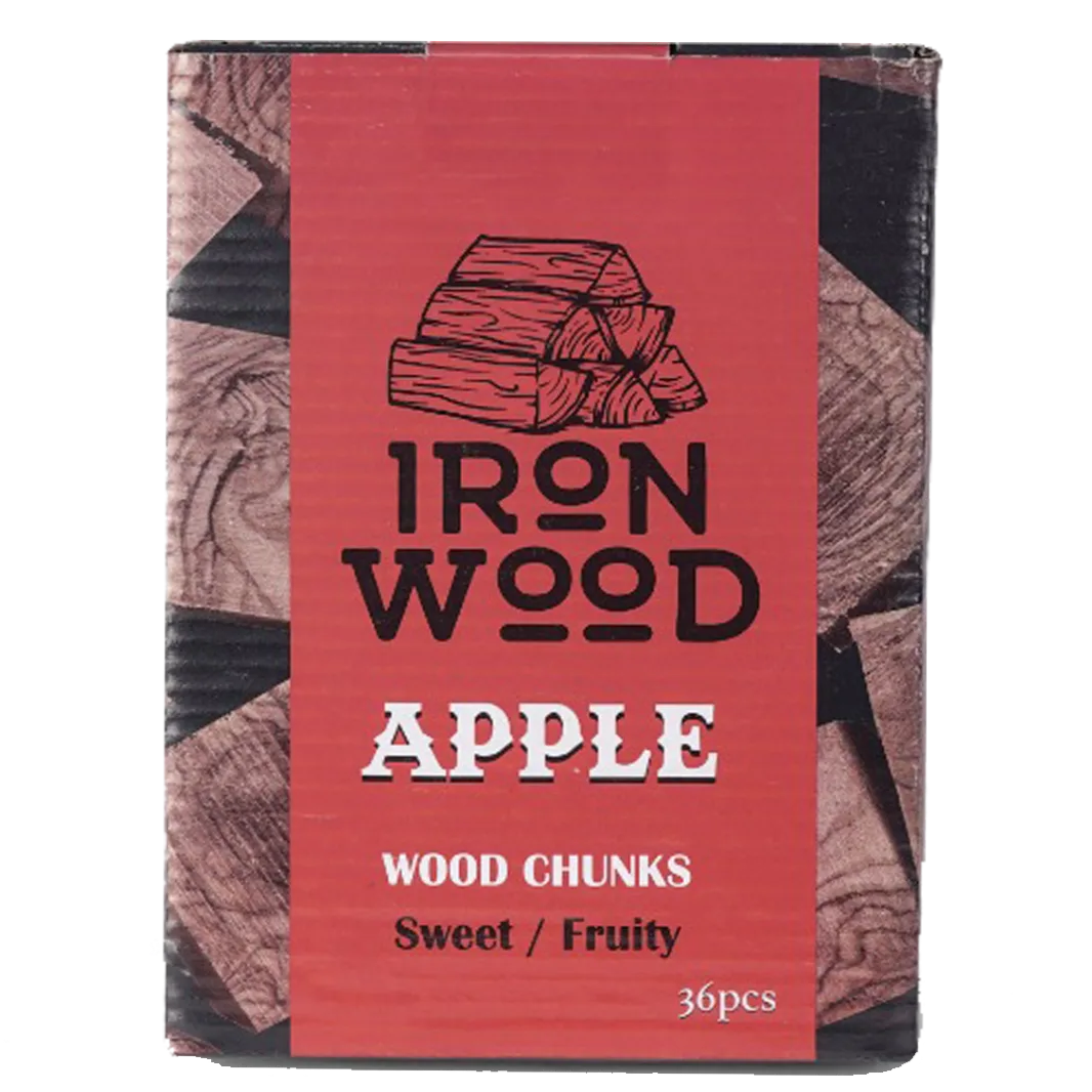 apple wood chunks from iron wood