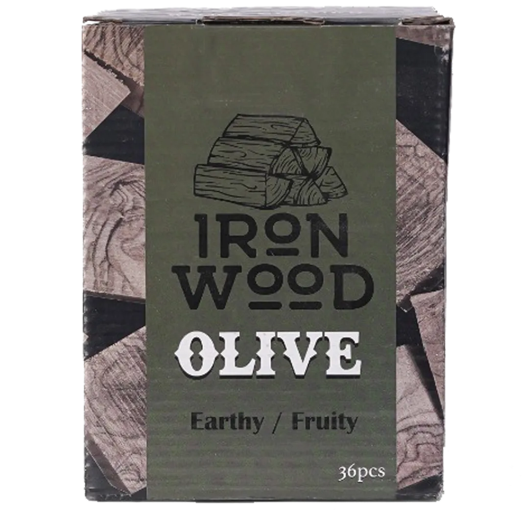 olive wood chunks from iron wood in BBQHOUSE store