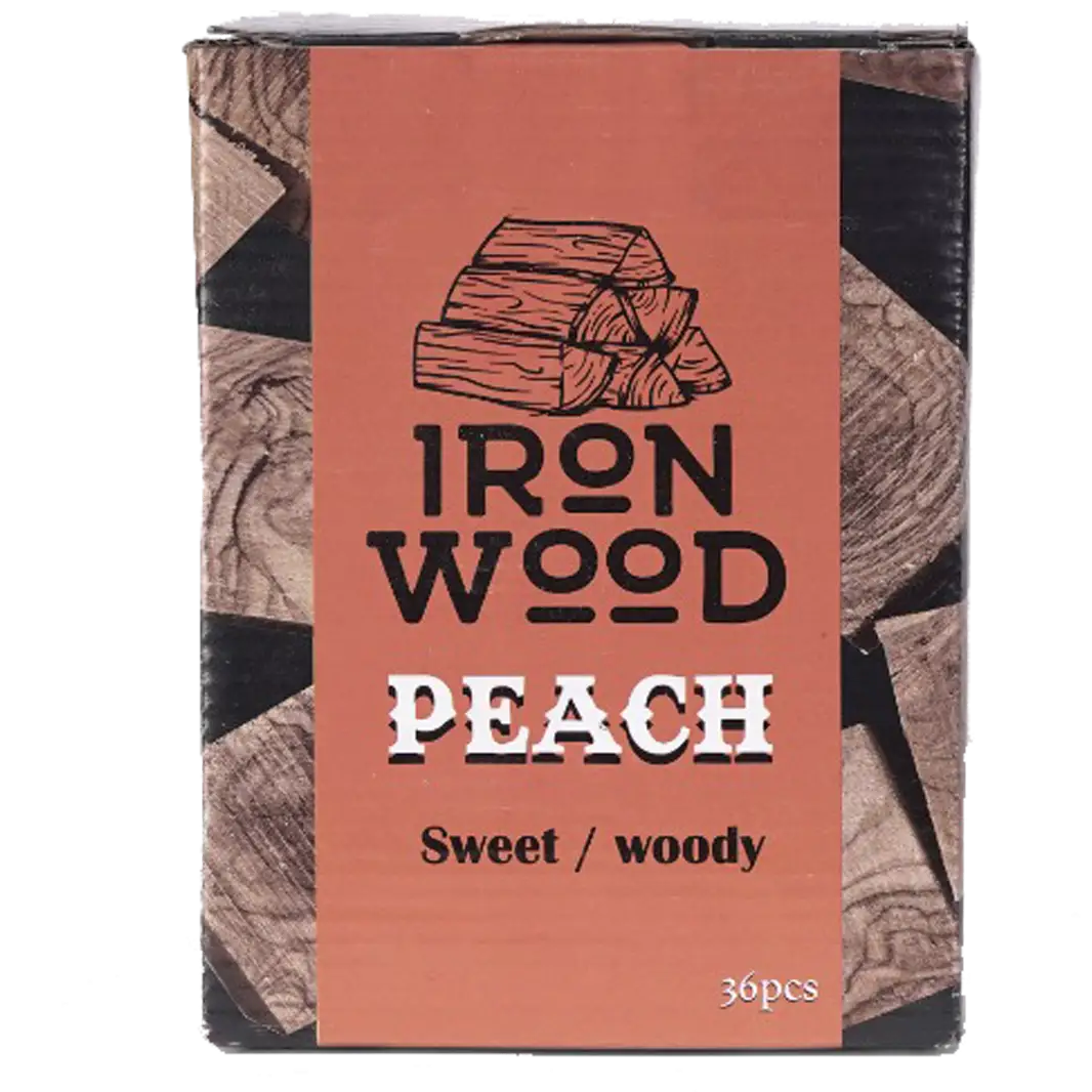 peach wood chunks from BBQHOUSE
