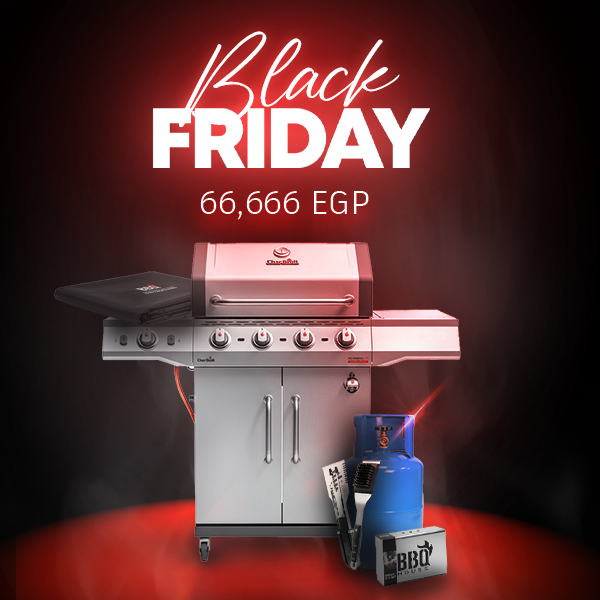 performance Char Broil Performance PRO TRU-Infrared 4-Burner Gas Grill + BBQ Tools Kit + Grill Brush + Smokebox + Gas Tube + Charcoal + Grill Cover - Image 1