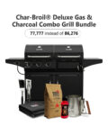 مجموعة Char-Broil® Deluxe Gas & Charcoal Combo